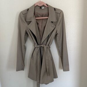 H&M Olive Trench Coat